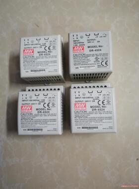 明伟电源 DR-4524。轨道安装24V/2A-议价商品直拍不发货