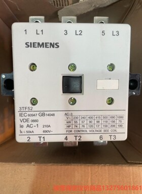 全新西门子3TF52  22-0XF0接触器骏营商贸—议价