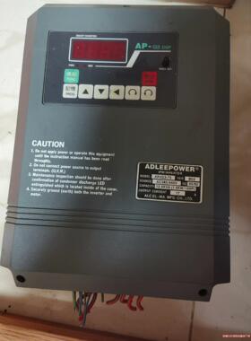 拆机 爱德利ADLEEPOWER变频器AP4G3-75R。(议价商品）