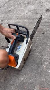 二手德国进口STIHL斯蒂尔MS193T单手油锯,修枝油锯,议价商品