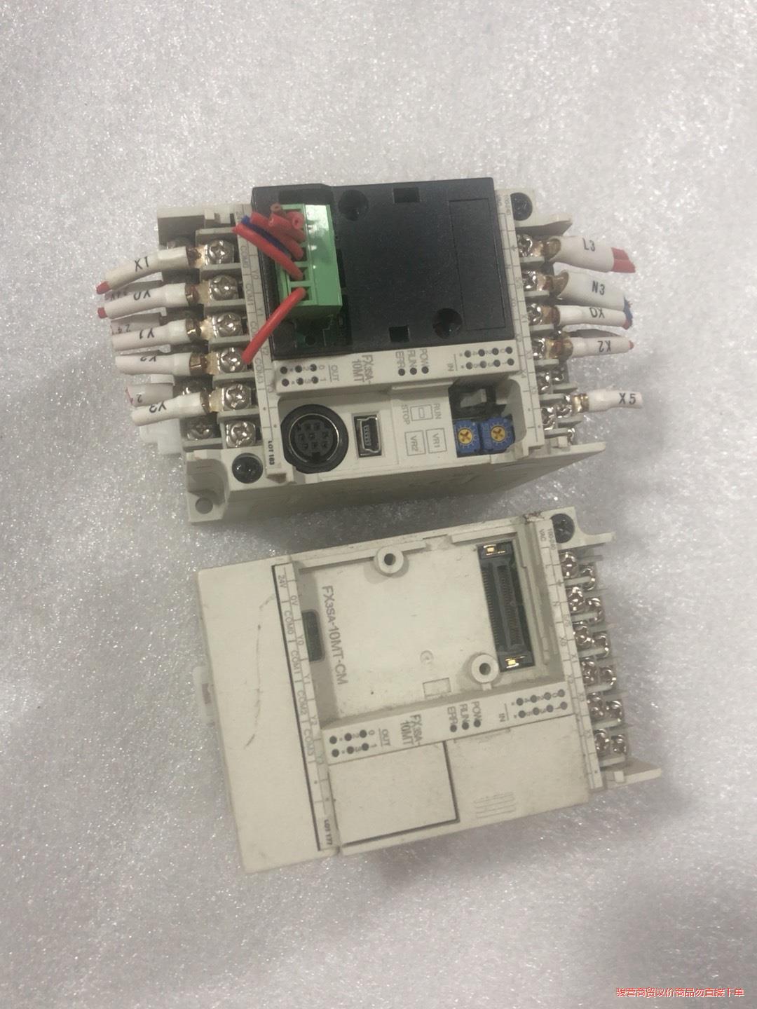 三菱fx3SA-10MT-CM成色看图，所见即所得，共两个，骏营议价商品