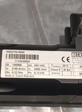 原装BECKHOFF倍福马达AM227M-0000    0骏营议价商品