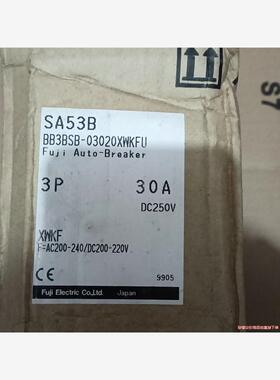 Fuji 富士空气开关断路器 SA53B 3P 30A  D(议价商品）