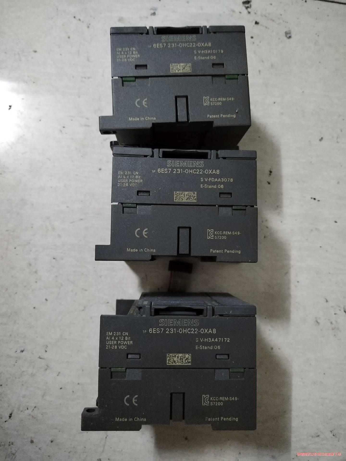 SlEMENS 6ES7 231-OHC22-OXA8拆机件议价商品