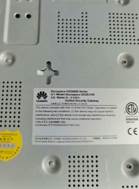 华为防火墙USG6310S-A，没有电源，也试不了，看好再(议价商品）