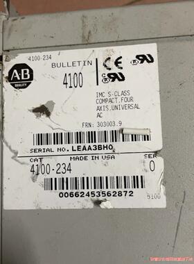 美国AB 轴位控制器 IMCS 4100-234 拆机件，不议价商品