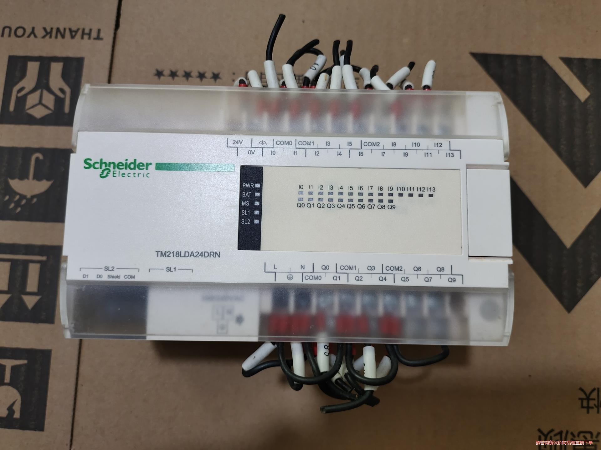 施耐德TM218LDA24DRN，二手拆机，实物拍摄议价商品