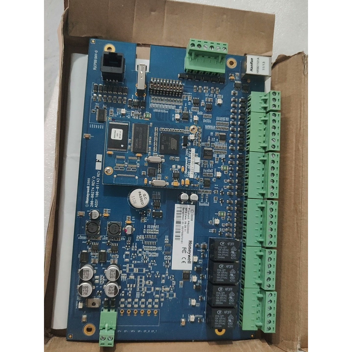 霍尼韦尔PRO3000双门门禁控制器.二手拆机,,需要骏营商贸—议价