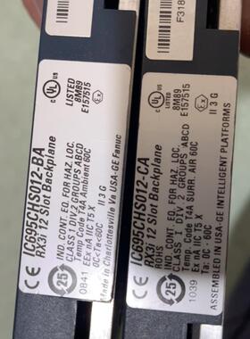 GE底板IC695CHS012 功能完好 外观无破损(议价商品）