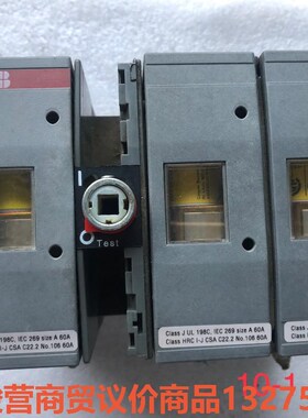 拆机ABB断路器，OS60J12，实物拍摄，功能正常骏营商贸—议价