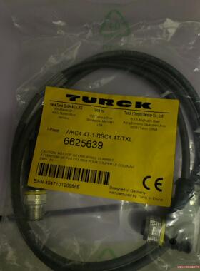 图尔克1米连接线WKC4T-1-RSC4.4T/TXL 66(议价商品）