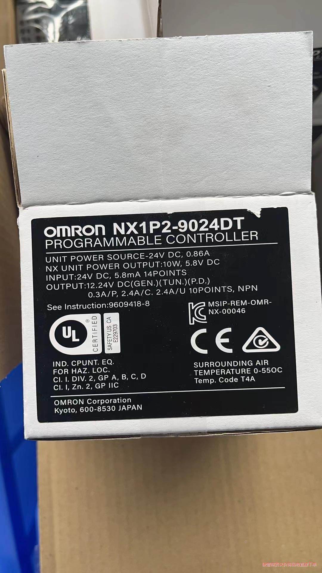 OMRON欧姆龙NX1P2-9024DT
