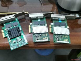 三个千兆4口网卡两个富士通，一个JY一1340T4，功能正(议价商品）