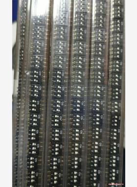 2.54MM间距 SMT黑色贴片拨码开关  3P 3位SMD(议价商品）