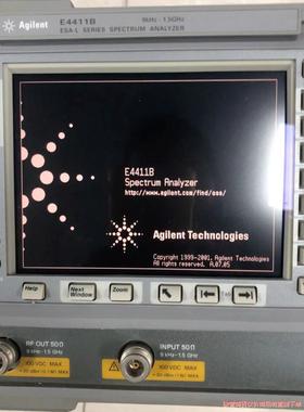 崭新的安捷伦E4411B带跟踪源Agilent原装 成色非常骏营议价商品
