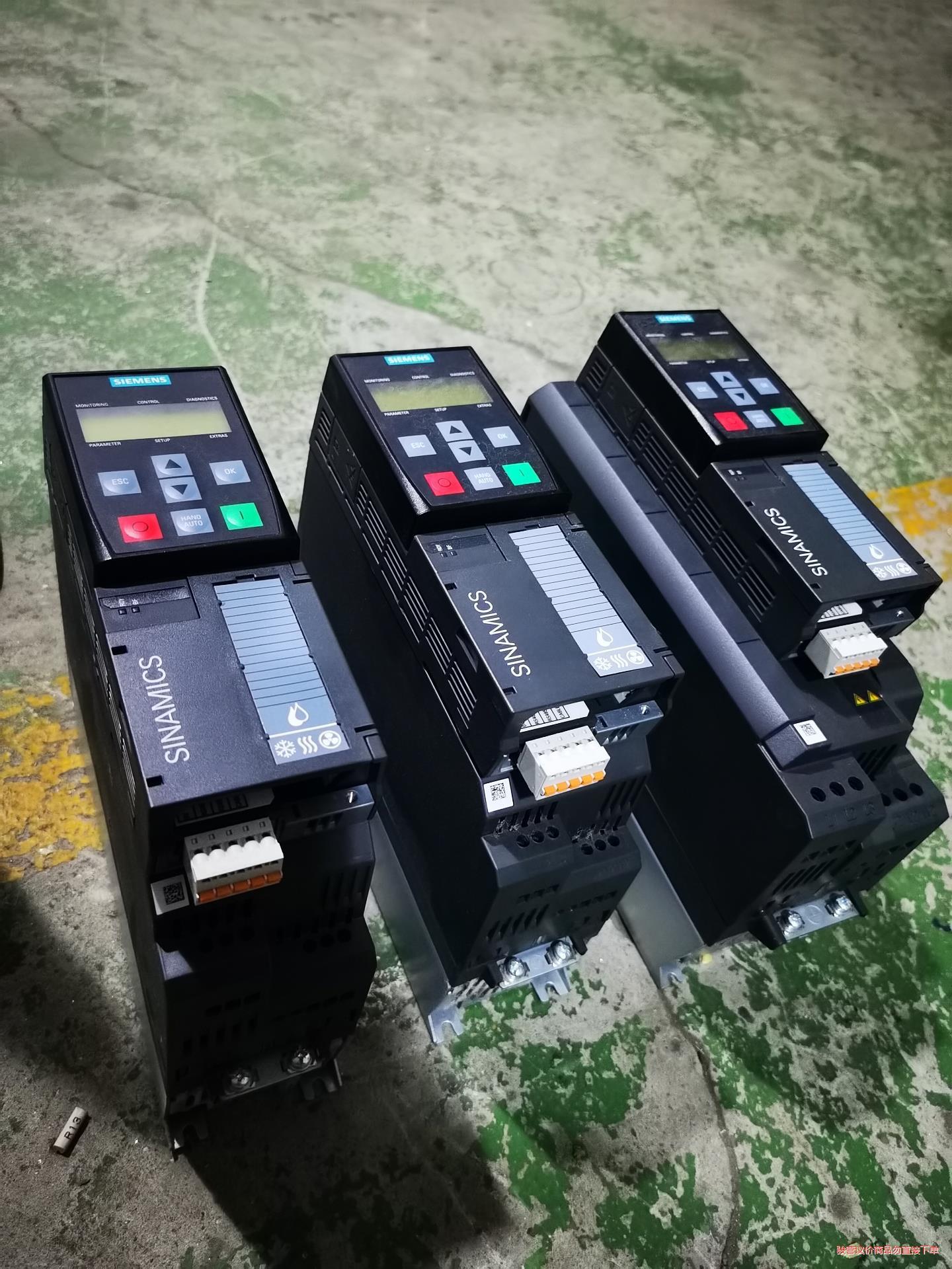 西门子变频器G120XA，1.5／2.2/7.5KW，99新(议价商品）