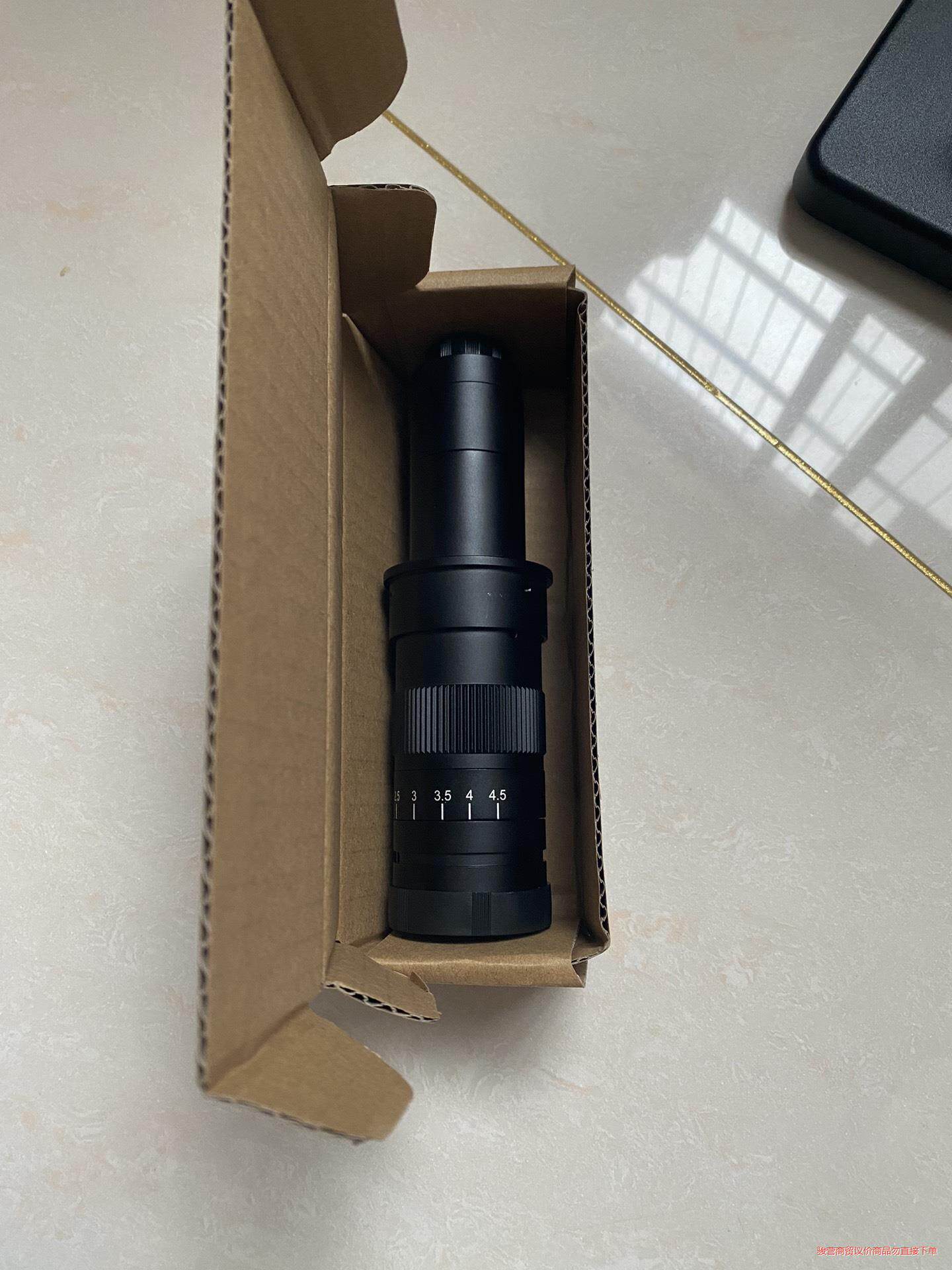 10A显微镜0745齐焦镜头全新带包装，成像效果还可以。发议价商品