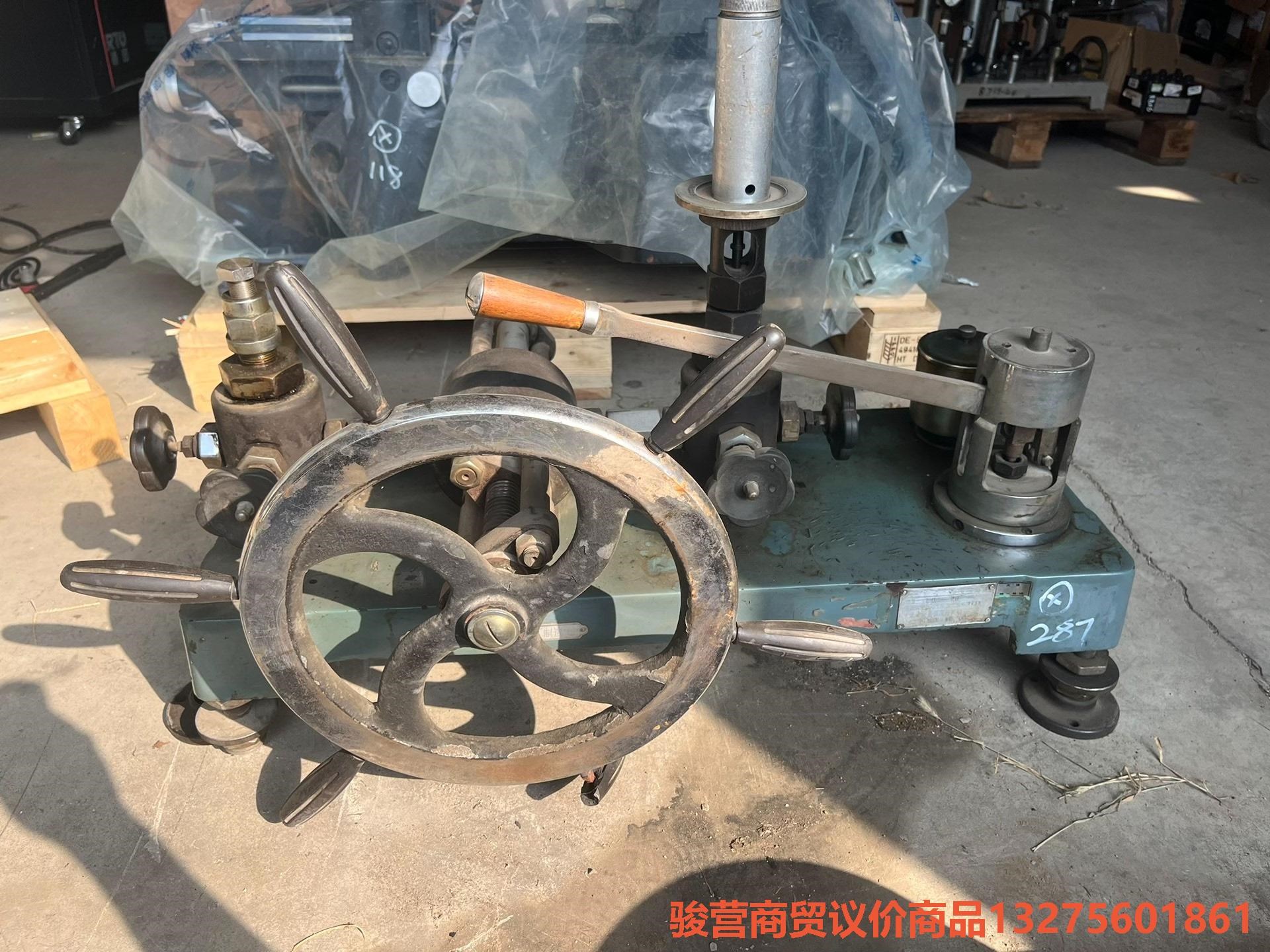 标准活塞式压力计 成色实物拍摄 一般吧 砝码 11个大  1骏营商贸-