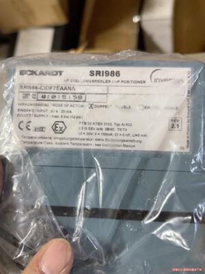 ECKARDT 全新阀门定位器 SR1986-CIDF7EA(议价商品）