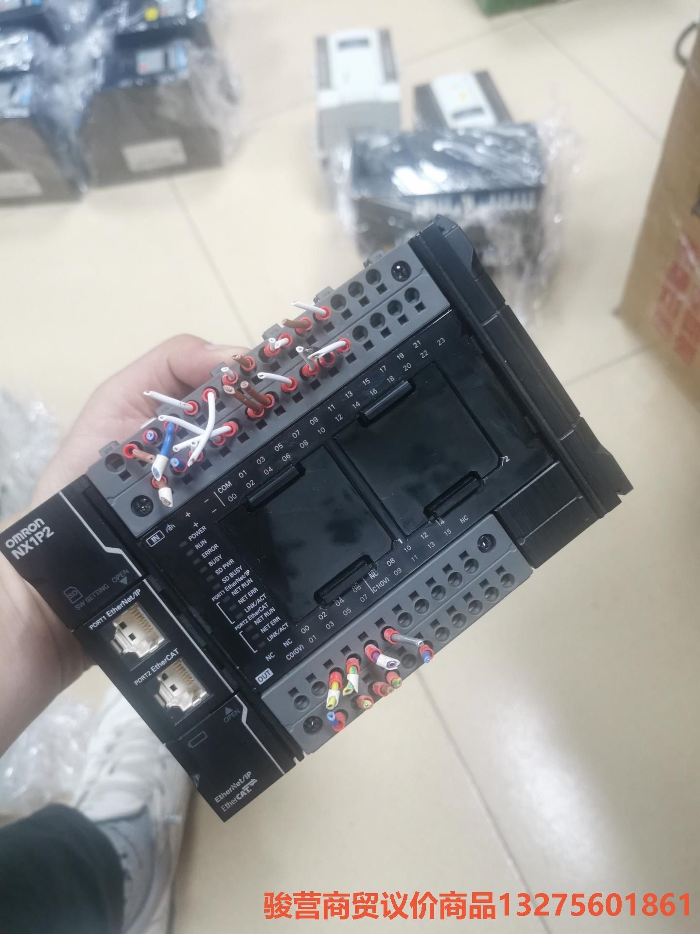 欧姆龙PLC，型号NX1P2-1140DT，原装正品，质量包骏营商贸-议价