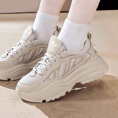 阿迪达斯三叶草女款厚底老爹鞋秋冬新款OZGAIA潮流舒适透气休闲鞋