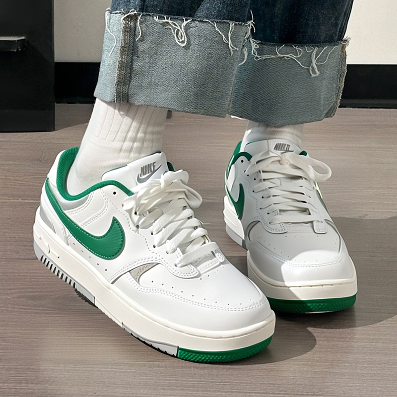 NIKE耐克官方正品绿色板鞋女25夏季新款运动鞋低帮厚底休闲鞋子女