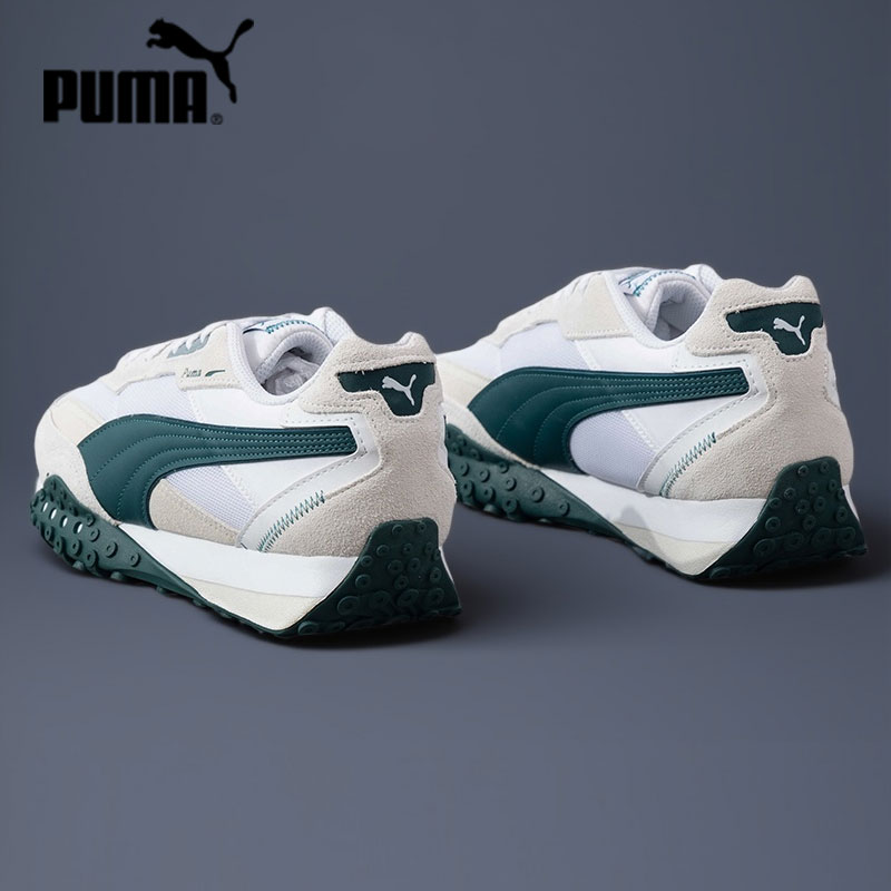 PUMA彪马女鞋官网厚底休闲鞋2025新款章鱼鞋绿色运动鞋393866-07