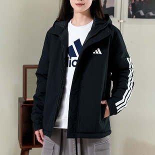 Adidas阿迪达斯棉外套男2025秋冬新款男士运动保暖加厚棉服JY8303