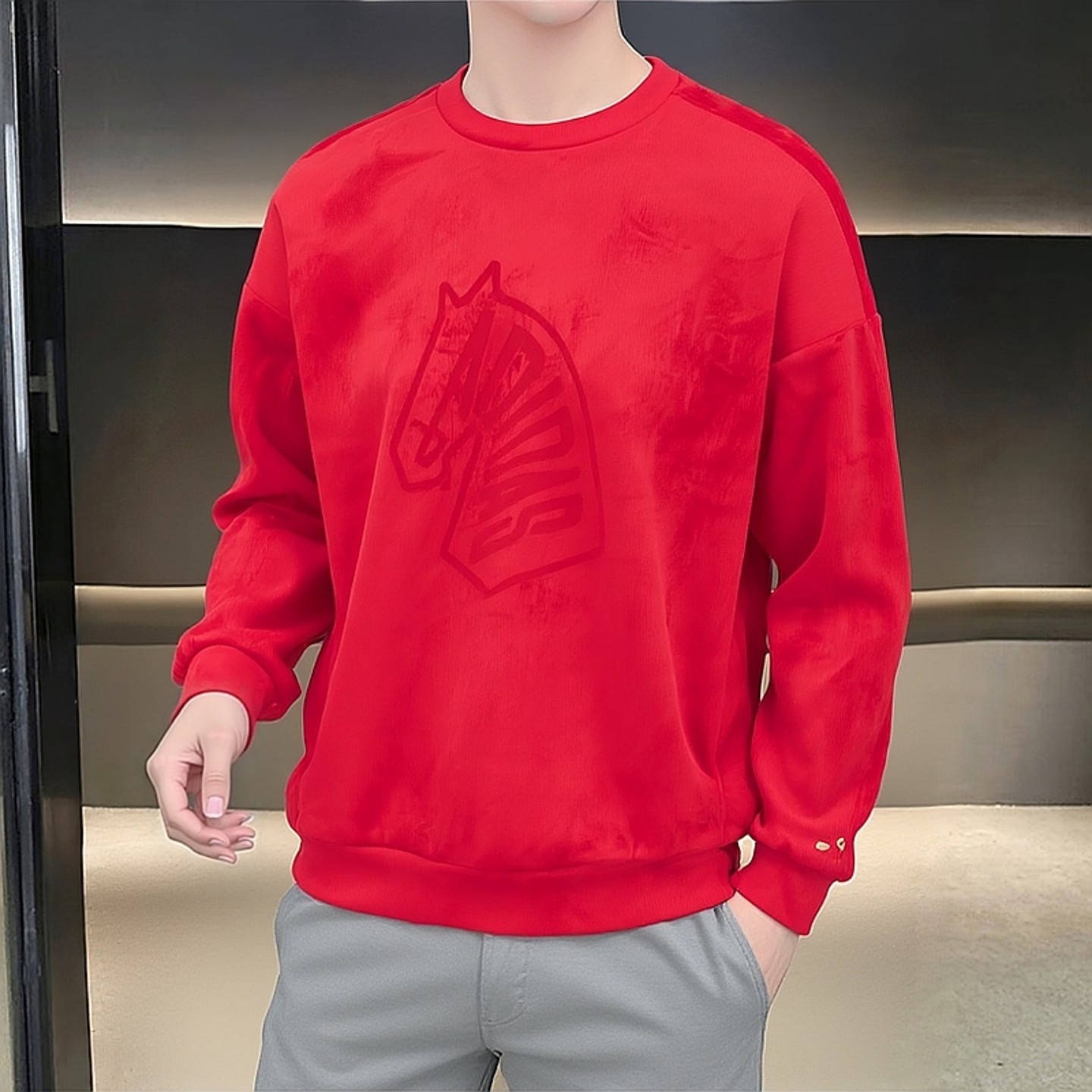 adidas阿迪达斯2026本命年红色卫衣男装加绒保暖上衣套头衫KE4069,运动服/休闲服装,运动卫衣/套头衫,淘宝优惠券,粉丝福利购,淘宝优惠卷