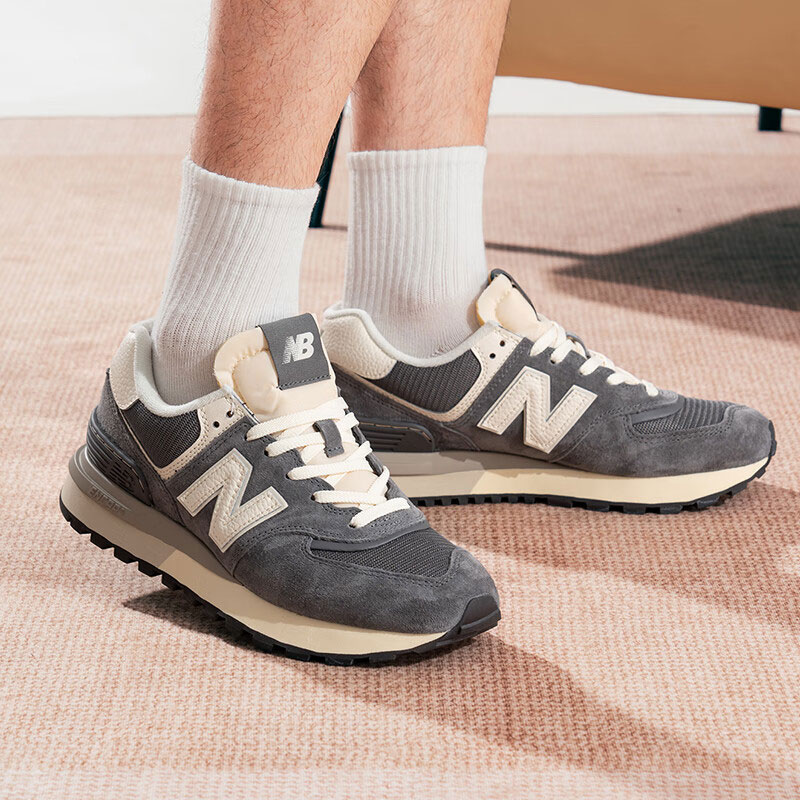 NEW BALANCE男鞋女鞋灰色休闲鞋25新款运动鞋健身训练鞋U574LGGY