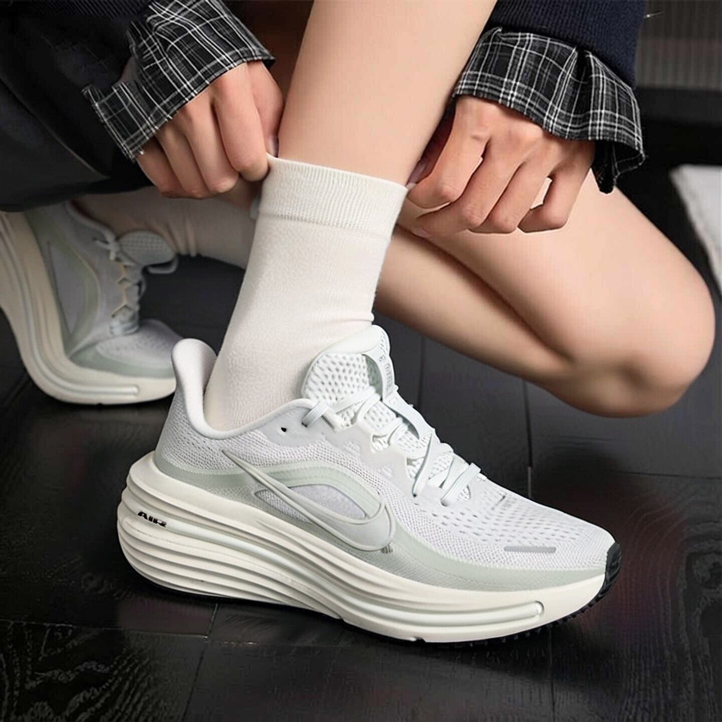 NIKE耐克正品跑步鞋女鞋2026秋季新款WINFLO 12气垫运动鞋训练鞋