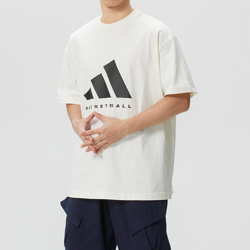 adidas阿迪达斯男女短袖白T恤26春新款跑步运动服休闲半袖JZ9528,运动服/休闲服装,运动T恤,淘宝优惠券,粉丝福利购,淘宝优惠卷