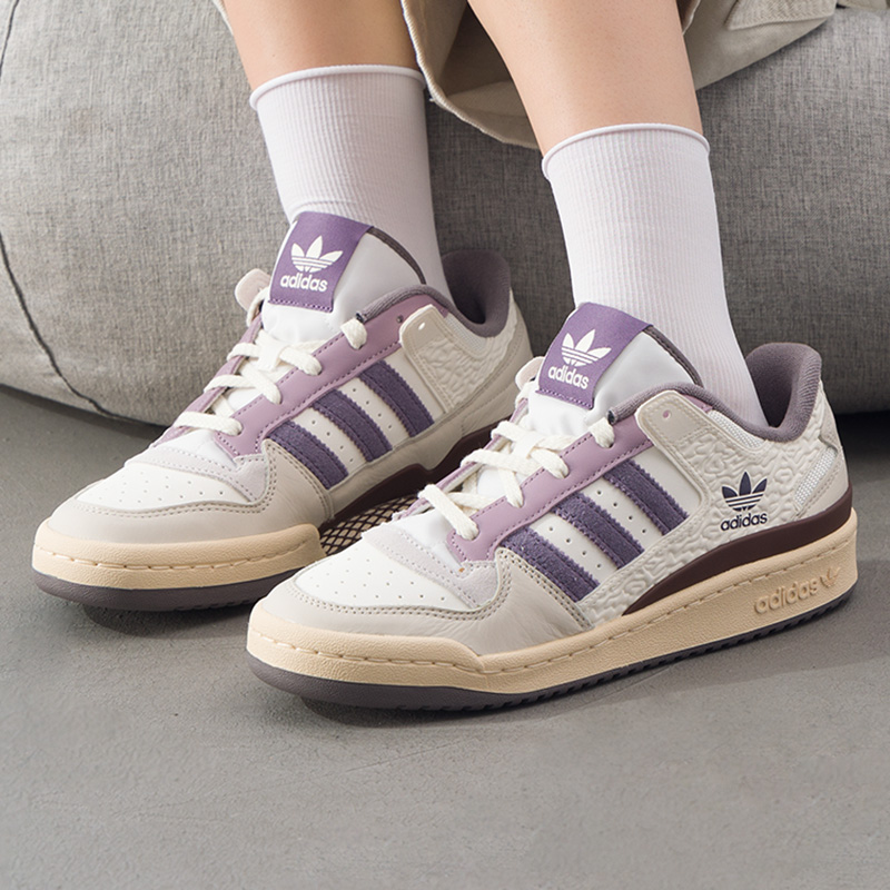 Adidas阿迪达斯男女款三叶草FORUM LOW CL板鞋2025新款街头休闲鞋