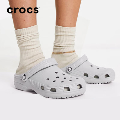 crocs卡骆驰洞洞鞋拖鞋男女鞋一脚穿厚底克骆格凉鞋休闲鞋10001