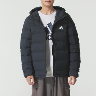 adidas阿迪达斯羽绒服男上衣新款连帽日常舒适休闲保暖外套KH3993