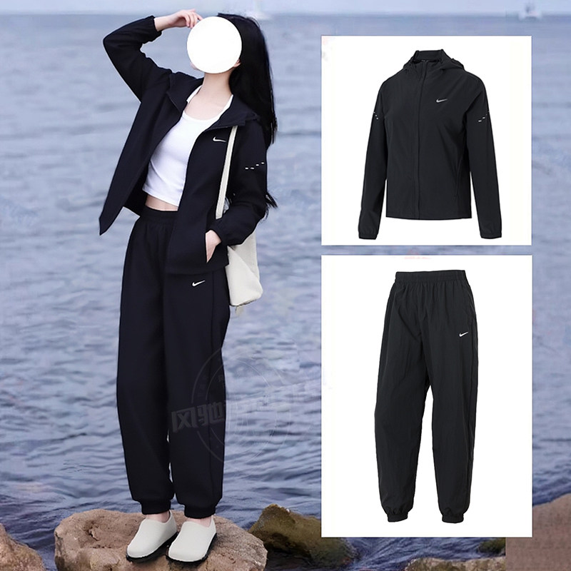 NIKE耐克女装外套长裤子25新款女子跑步健身套装户外梭织运动服,运动服/休闲服装,运动套装,淘宝优惠券,粉丝福利购,淘宝优惠卷