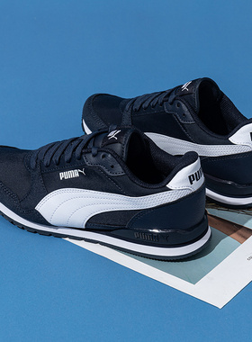 Puma彪马休闲鞋男鞋女鞋新款复古低帮黑色健身训练鞋运动鞋384857