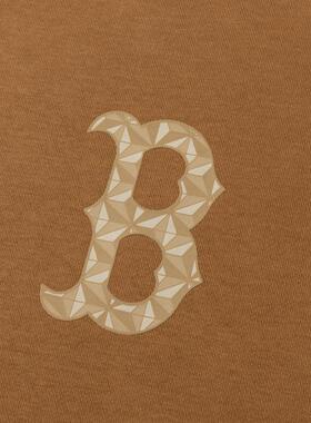 MLB卫衣男装女装新款时尚休闲运动服驼色长袖套头衫3AMTM0946