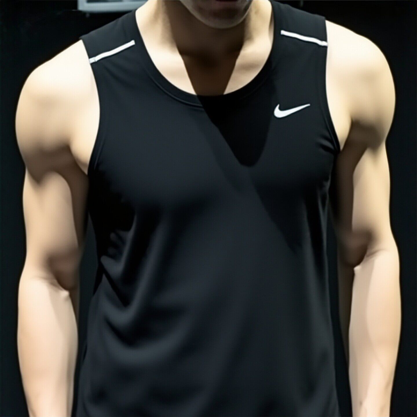 NIKE耐克男装跑步训练运动背心2026新款夏季透气跨栏背心砍袖上衣