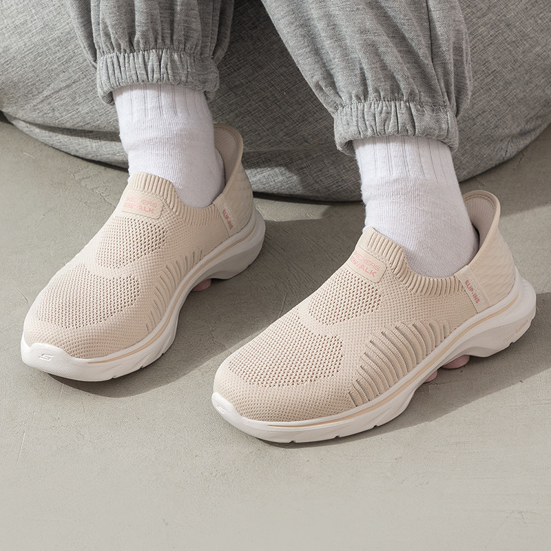 Skechers斯凯奇女鞋休闲鞋2025春夏新款运动鞋透气健步鞋 125250