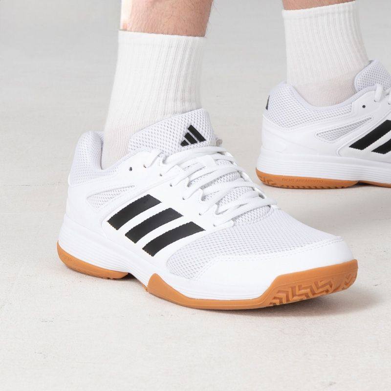 阿迪达斯运动鞋男鞋女鞋春季新款室内羽毛球乒乓球训练鞋跳绳鞋子