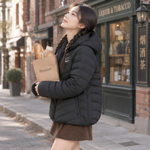 NIKE耐克女装羽绒服2026秋冬新款保暖厚外套户外运动服IF5884-010