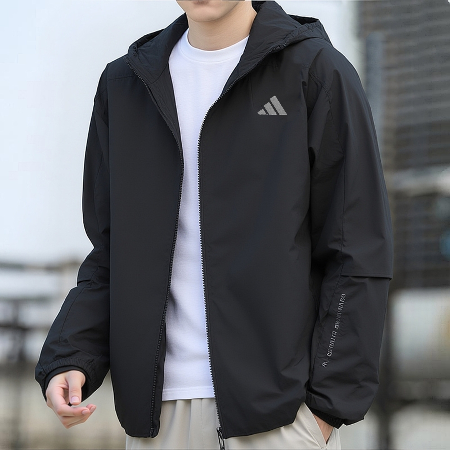 Adidas阿迪达斯男装梭织夹克外套2025冬季新款黑色运动服KB5157,运动服/休闲服装,运动茄克/外套,淘宝优惠券,粉丝福利购,淘宝优惠卷