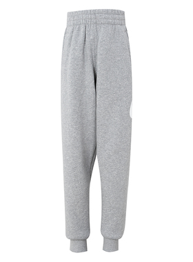 Nike耐克男女童长裤冬季新款灰色加绒保暖休闲运动裤子FD2995