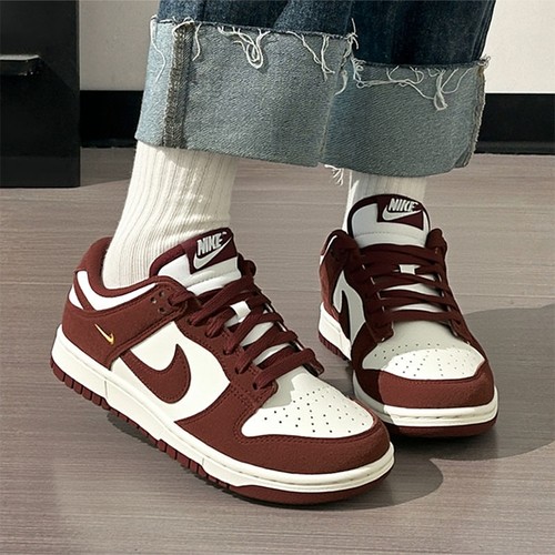 Nike耐克官方正品板鞋女鞋25冬季婚鞋红色DUNK运动鞋休闲鞋FZ4352
