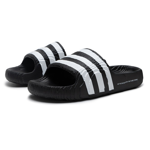 adidas阿迪三叶草男女鞋平底拖鞋室内外凉拖鞋一字运动拖鞋IF3670