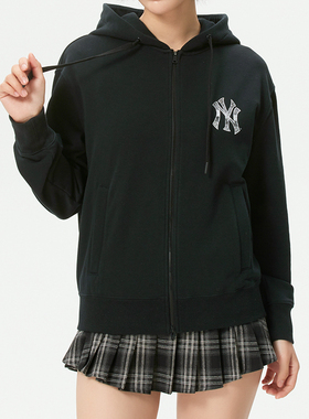 MLB男装女装针织夹克外套26春季新款运动服休闲跑步上衣3ATRM0261