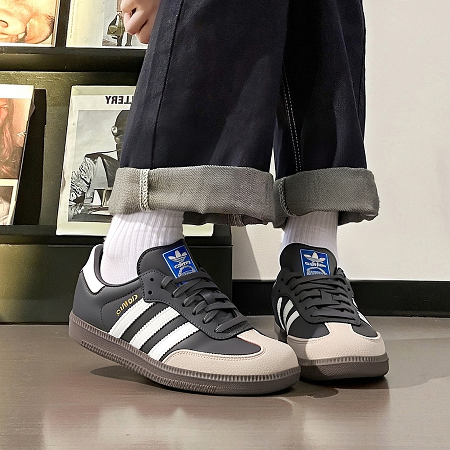 阿迪达斯（Adidas）官方旗舰男款女款休闲鞋2025冬季新款低帮板鞋