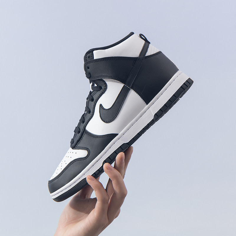 耐克（NIKE）Dunk High黑白熊猫黑标 男鞋运动休闲防滑耐磨舒适轻