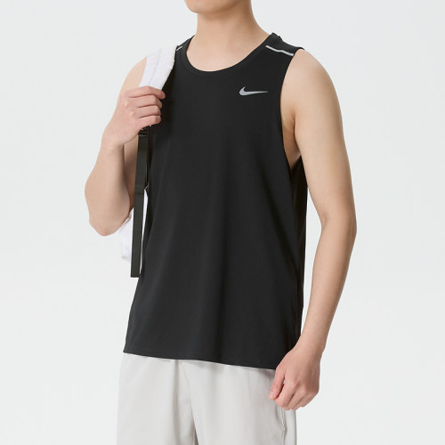 NIKE耐克男装黑色跑步背心26秋季新款篮球健身运动服IF2019-010